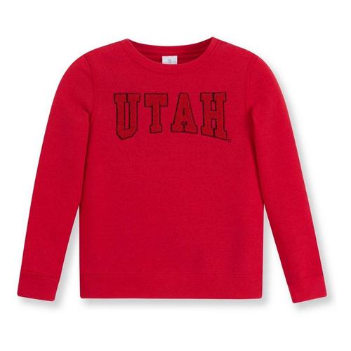 ZooZatZ Kids Girls' Utah Utes Fleece Crew - Primary Image