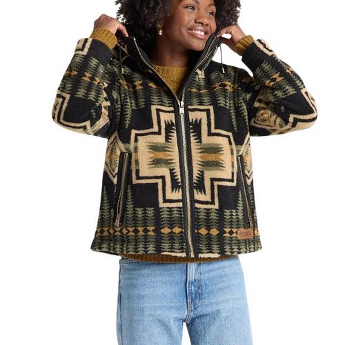 Women's Pendleton Cottonwood Hooded Sherpa Jacket - Primary Image