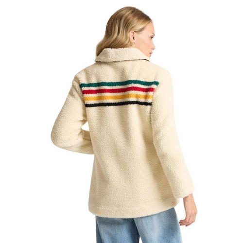 Women's Pendleton Glacier Sunset Hooded Sherpa Jacket - Primary Image