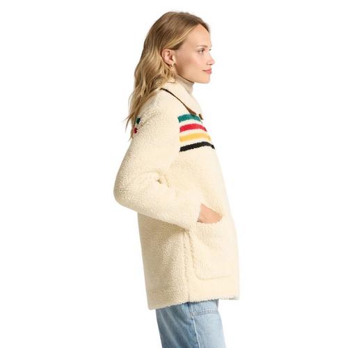 Women's Pendleton Glacier Sunset Hooded Sherpa Jacket - Primary Image