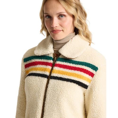 Women's Pendleton Glacier Sunset Hooded Sherpa Jacket - Primary Image