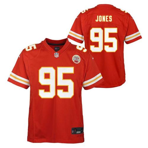Nike Kids' Kansas City Chiefs Chris Jones #95 Game Jersey - Primary Image