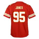 Nike Kids' Kansas City Chiefs Chris Jones #95 Game Jersey - Thumbnail 2 of 3