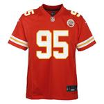 Nike Kids' Kansas City Chiefs Chris Jones #95 Game Jersey - Thumbnail 3 of 3