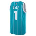 Nike Kids' Charlotte Hornets Lamelo Ball #1 Swingman Jersey - Thumbnail 2 of 3