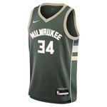 Nike Kids' Milwaukee Bucks Giannis Antetokounmpo #34 Icon Edition Jersey - Thumbnail 3 of 3