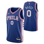 Nike Kids' Philadelphia 76ers Tyrese Maxey #0 Icon Jersey - Thumbnail 1 of 3