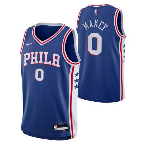Nike Kids' Philadelphia 76ers Tyrese Maxey #0 Icon Jersey - Primary Image