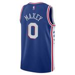 Nike Kids' Philadelphia 76ers Tyrese Maxey #0 Icon Jersey - Thumbnail 2 of 3