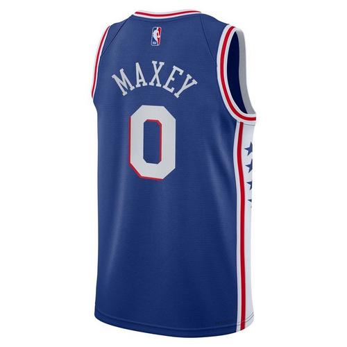 Nike Kids' Philadelphia 76ers Tyrese Maxey #0 Icon Jersey - Primary Image