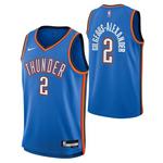 Nike Kids' Oklahoma City Thunder Shai Gilgeous-Alexander #2 Icon Jersey - Thumbnail 1 of 3