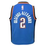 Nike Toddler Boys Oklahoma City Thunder Shai Gilgeous-Alexander #2 Icon Edition Jersey - Thumbnail 2 of 3