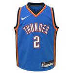 Nike Toddler Boys Oklahoma City Thunder Shai Gilgeous-Alexander #2 Icon Edition Jersey - Thumbnail 3 of 3