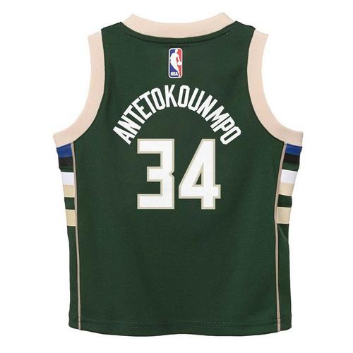 Nike Kids' Milwaukee Bucks Giannis Antetokounmpo #34 Icon Jersey - Primary Image