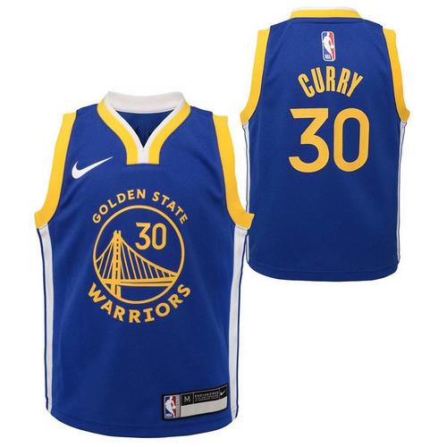 Nike Kids' Golden State Warriors Steph Curry #30 Icon Jersey - Primary Image