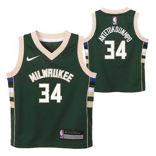 Nike Toddler Milwaukee Bucks Giannis Antetokounmpo #34 Icon Edition Jersey - Primary Image