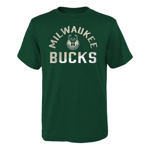 Genuine Stuff Kids' Milwaukee Bucks Halftime T-Shirt - Primary Image