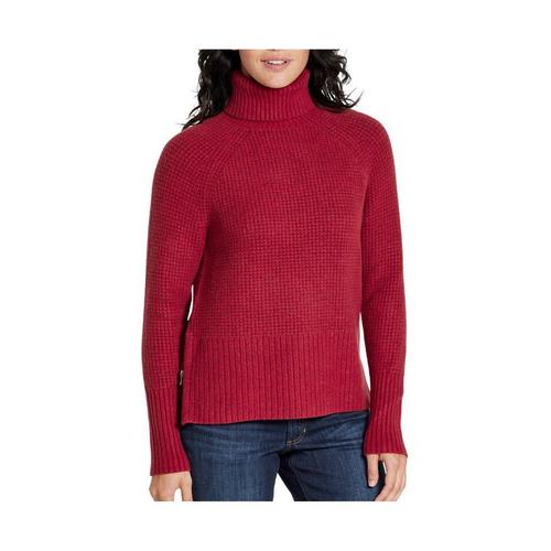 Women's L.L.Bean SuperSoft Waffle Turtleneck Pullover Sweater - Primary Image