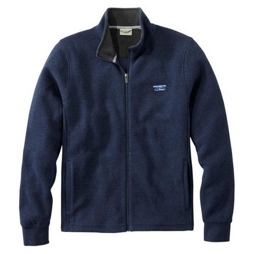 Men's L.L.Bean Lakewashed Double-Knit Long Sleeve Full Zip - Primary Image
