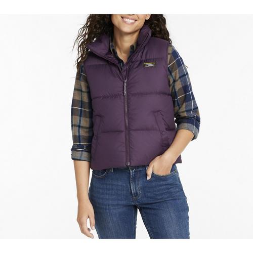 Women's L.L.Bean Mountain Classic Down Cropped Regular Vest - Primary Image