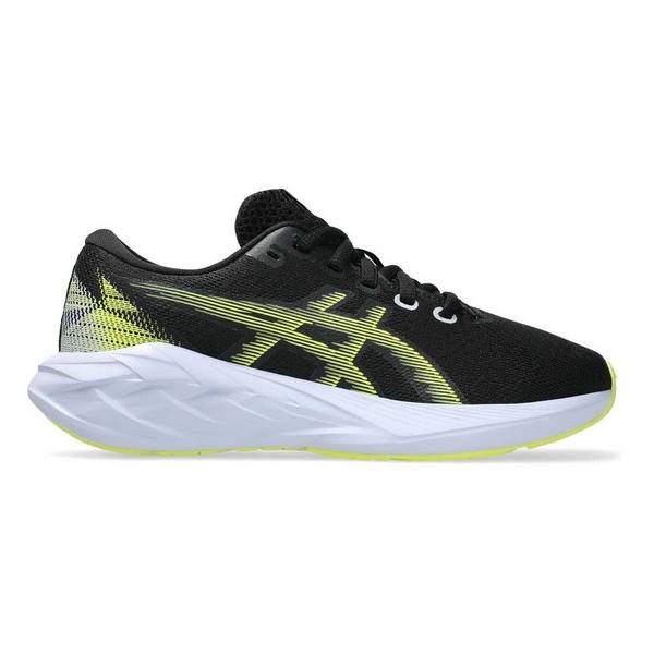 Kids' ASICS Novablast 5 Shoes Big 3.5 Regular Black/Citrus