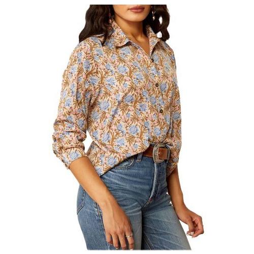 Women's Ariat Homestyle Long Sleeve Button Up Shirt - Primary Image