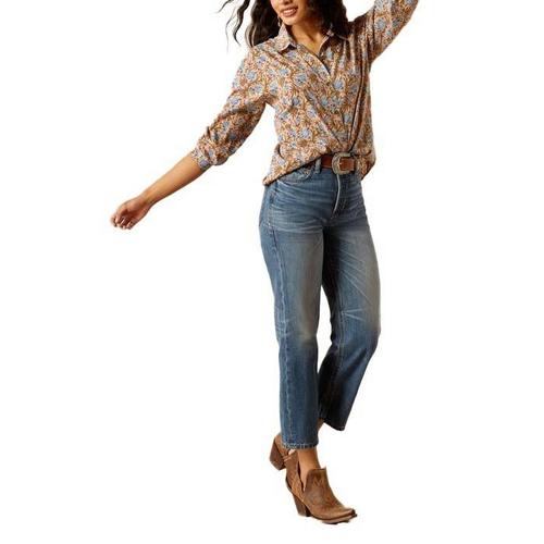 Women's Ariat Homestyle Long Sleeve Button Up Shirt - Primary Image