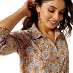 Women's Ariat Homestyle Long Sleeve Button Up Shirt - Thumbnail 4 of 4