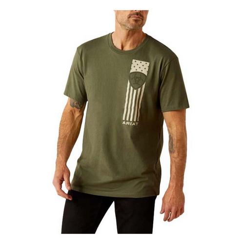 Men's Ariat Patriot Stripe T-Shirt - Primary Image