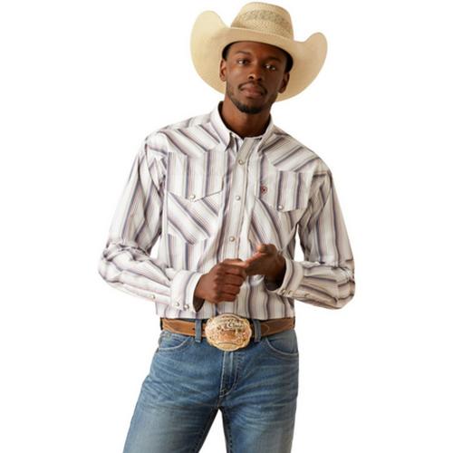 knee length dresses for ladies Ariat Men's Shilo Blue Shirt M main image 1
