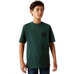 Kids' Ariat Rustic Wood Flag T-Shirt - Thumbnail 2 of 3