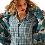 Women's Ariat Dilon 2.0 Reversible Vest - Thumbnail 7 of 7