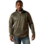 Men's Ariat Caldwell Logo Long Sleeve 1/4 Zip - Thumbnail 1 of 5