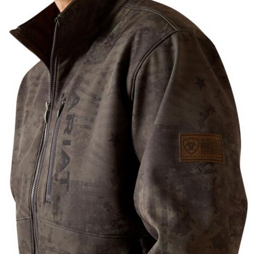 Men's Ariat Patriot Flag Softshell Jacket