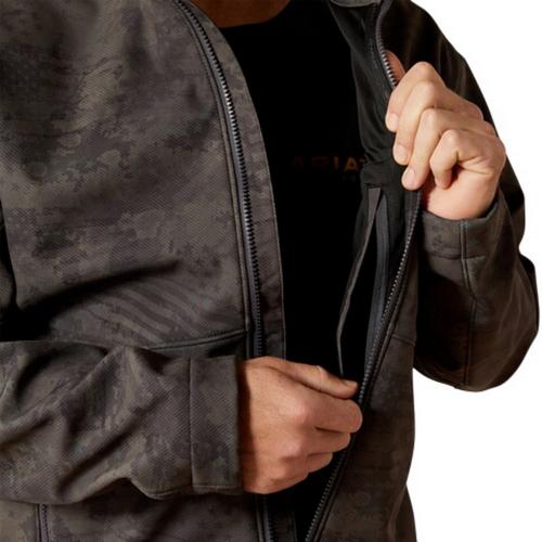 Men's Ariat Patriot Flag Softshell Jacket