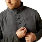 Men's Ariat Big & Tall Caldwell Reinforced Snap 1/4 Snap Pullover - Thumbnail 4 of 4