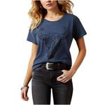 Women's Ariat Bull Night Sky T-Shirt - Thumbnail 1 of 4
