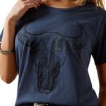 Women's Ariat Bull Night Sky T-Shirt - Thumbnail 4 of 4