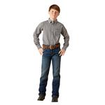 Boys' Ariat Tobias Classic Fit Long Sleeve Button Up Shirt - Thumbnail 3 of 3