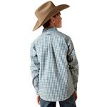 Boys' Ariat Pro Series Townes Classic Fit Long Sleeve Button Up Shirt - Thumbnail 2 of 3