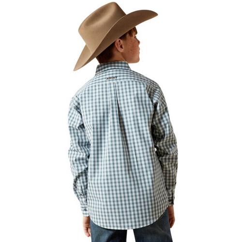 Boys' Ariat Pro Series Townes Classic Fit Long Sleeve Button Up Shirt - Primary Image