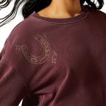 Women's Ariat Valley Crewneck Sweatshirt - Thumbnail 5 of 5