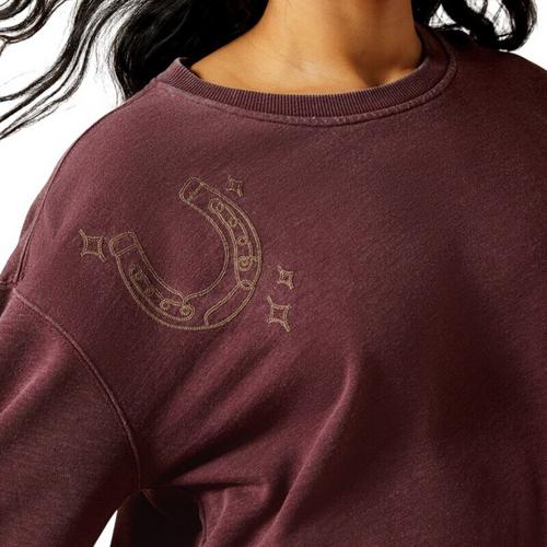 Women's Ariat Valley Crewneck Sweatshirt - Primary Image