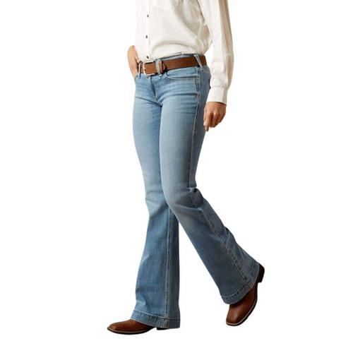 Women's Ariat Giovana Trouser Slim Fit Bootcut Jeans - Primary Image