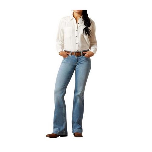 Women's Ariat Giovana Trouser Slim Fit Bootcut Jeans - Primary Image