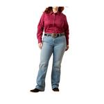 Women's Ariat Giovana Trouser Slim Fit Bootcut Jeans - Thumbnail 6 of 9
