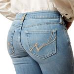 Women's Ariat Giovana Trouser Slim Fit Bootcut Jeans - Thumbnail 8 of 9