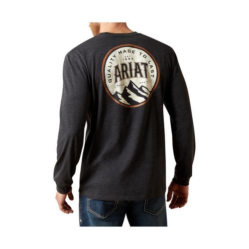 Men's Ariat Circle A Long Sleeve T-Shirt - Primary Image