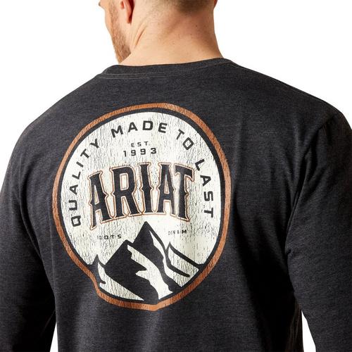 Men's Ariat Circle A Long Sleeve T-Shirt - Primary Image