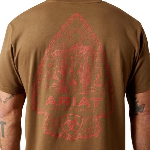 Men's Ariat Stone Arrowhead T-Shirt - Primary Image